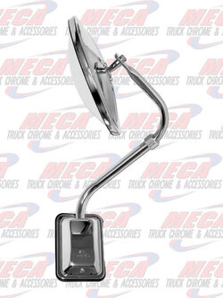 MIRROR HOOD MOUNT CURVED ARM