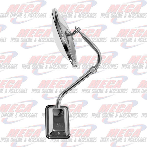 MIRROR HOOD MOUNT CURVED ARM