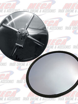 MIRROR 8" ROUND S/S CENTER MOUNT CONVEX