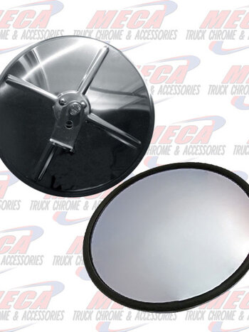 MIRROR 8" ROUND S/S CENTER MOUNT CONVEX
