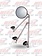 MIRROR TRIPOD HOOD FENDER MOUNT S/S