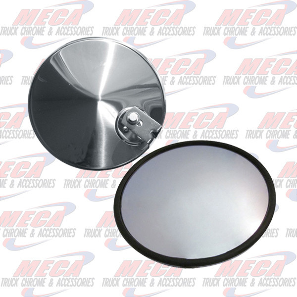 MIRROR 8" ROUND S/S OFFSET MOUNT CONVEX