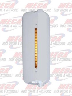 MIRROR SHELL CHROME FL CENTURY W/ 14 LED