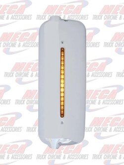 MIRROR SHELL CHROME FL CENTURY W/ 14 LED