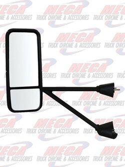 MIRROR ASSEMBLY W/HEAT KW T600/T660/T800 DRV CHR