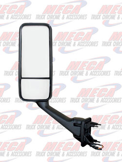 MIRROR ASSEMBLY CHROME HEATED PB 387, 587, KW T2000, T700 DRIVER SIDE