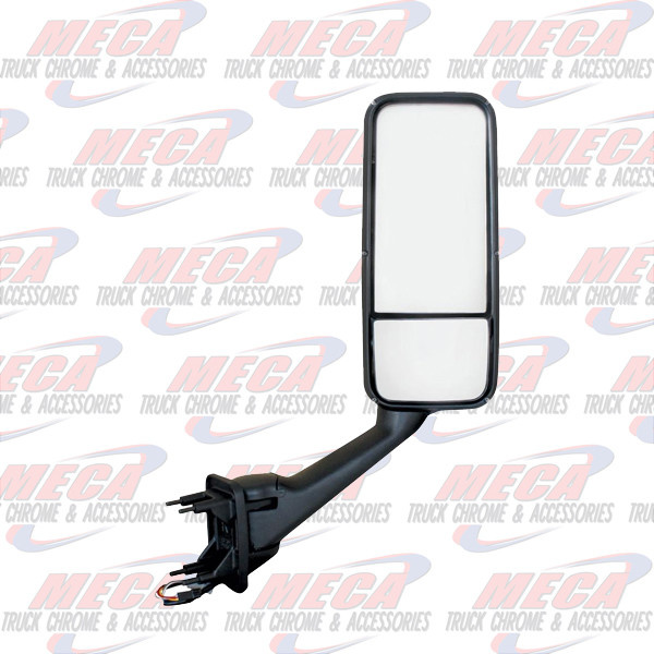 MIRROR ASSEMBLY CHROME HEATED PB 387, 587, KW T2000, T700 PASSENGER SIDE