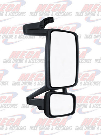 MIRROR BLACK ASSEMBLY VOLVO FM/FH/FL 2003-2015 PASSENGER ELECTRIC W/ HEAT