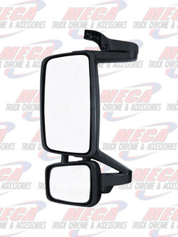 MIRROR BLACK ASSEMBLY VOLVO FM/FH/FL 2003-2015 DRIVER ELECTRIC W/ HEAT