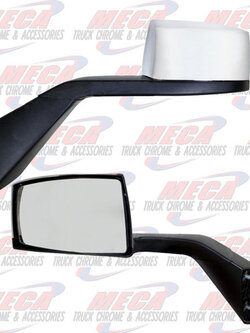 HOOD MIRROR VOLVO 2004- 2014 VN/VNL ECONOMIC DRIVER SIDE W/ FLANGE