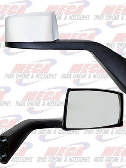 HOOD MIRROR VOLVO 2004- 2014 VN/VNL ECONOMIC PASSENGER SIDE W/ FLANGE