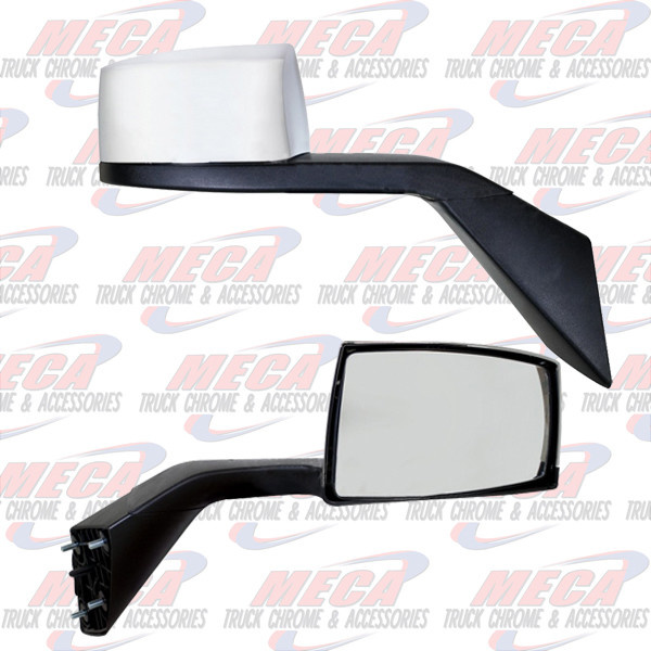 HOOD MIRROR VOLVO 2004- 2014 VN/VNL ECONOMIC PASSENGER SIDE W/ FLANGE