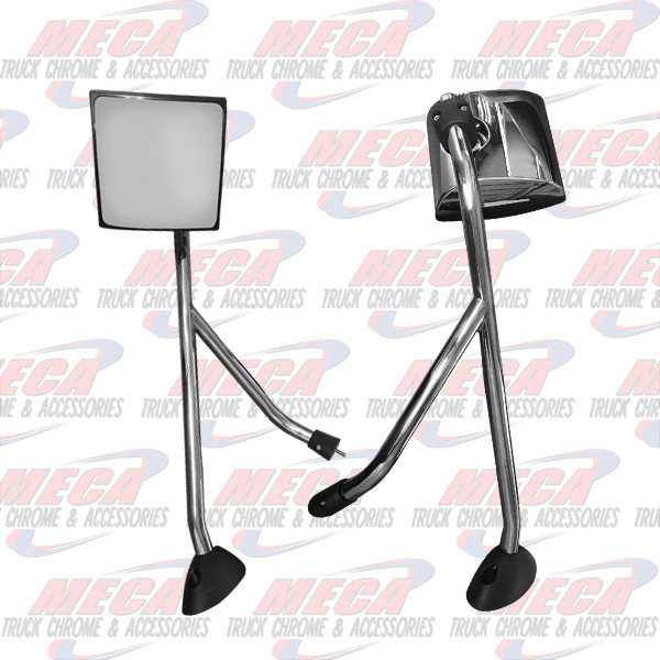 MIRROR HOOD MOUNT CHROME IHC STYLE DRIVER SIDE
