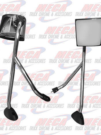 MIRROR HOOD MOUNT CHROME IHC STYLE PASSENGER SIDE