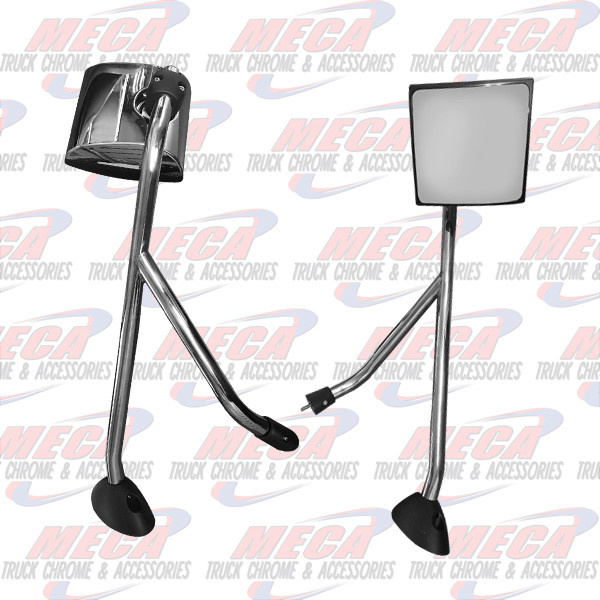 MIRROR HOOD MOUNT CHROME IHC STYLE PASSENGER SIDE