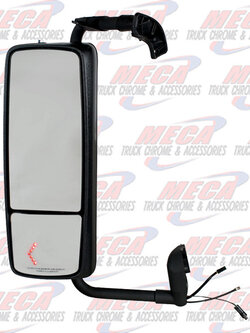 MIRROR CHROME ASSEMBLY VOLVO VNL 2012-2017 W/ LED TURN SIGNAL DRIVER