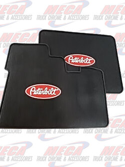 FLOORMAT BK/RED PB SET