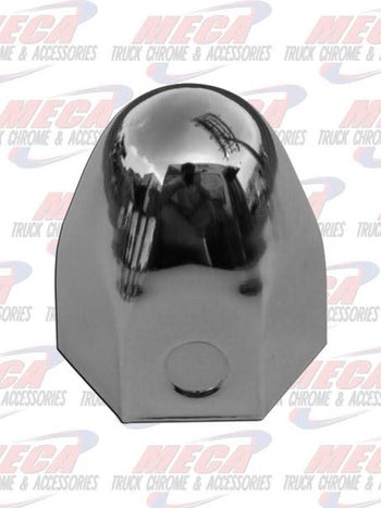 NUT COVER ROUNDED TOP 1.5" PUSH ON METAL CHROME