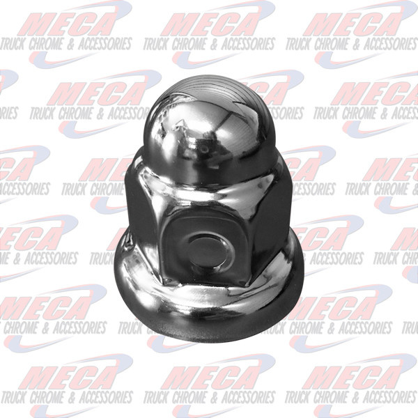 NUT COVER ROUNDED W/FLANGE METAL PUSH ON 33MM EACH