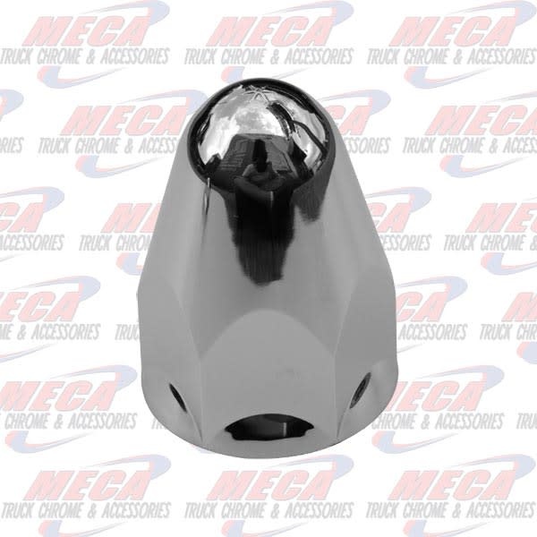 NUT COVER ROUNDED PUSH ON 1.5" PLASTIC 20/TRAY