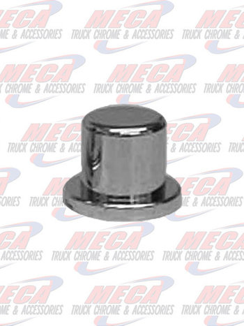 10-Pack 1" Hex Nut Covers For Semi Trucks - Chrome Steel By United Pacific (UP#10157)