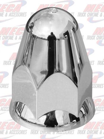 NUT COVER 1.5" ROUNDED PUSH ON PLASTIC W/ FLANGE 20/TRAY