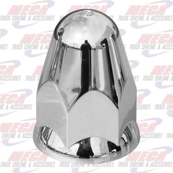 NUT COVER 1.5" ROUNDED PUSH ON PLASTIC W/ FLANGE 20/TRAY