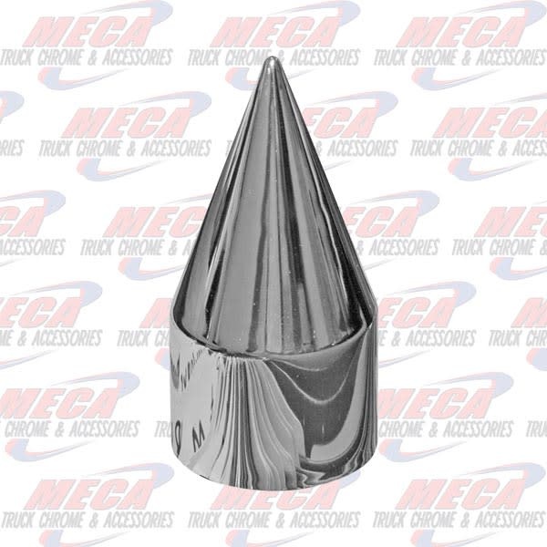 NUT COVER PLASTIC CHROME THREADED 33MM SPIKE TIP 10PK