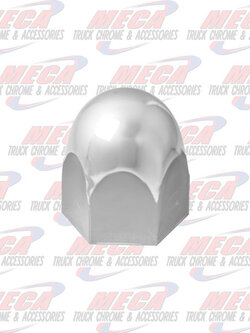 CR. STEEL PUSH-ON NUT COVER 40.6 MM X 2", SET OF 10