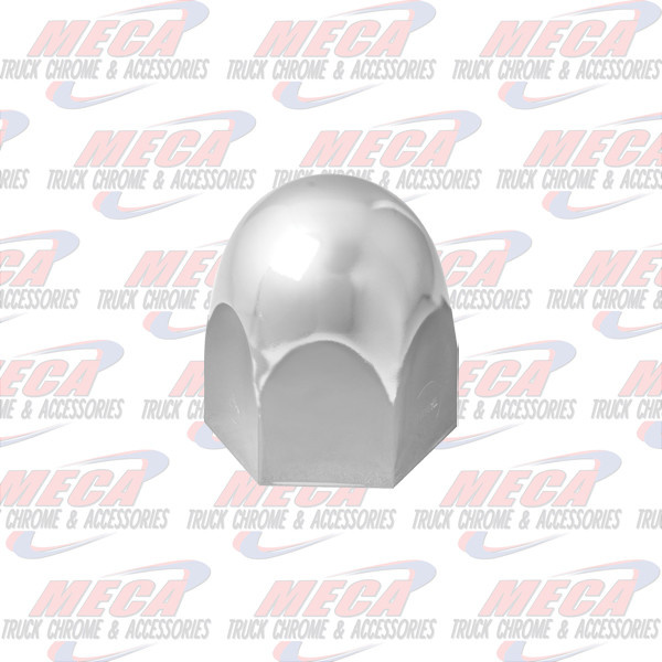 CR. STEEL PUSH-ON NUT COVER 40.6 MM X 2", SET OF 10