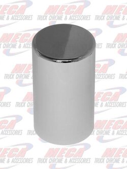 NUT COVER 3.5" PLASTIC THREADED 33MM FLAT CYLINDER 10 PACK