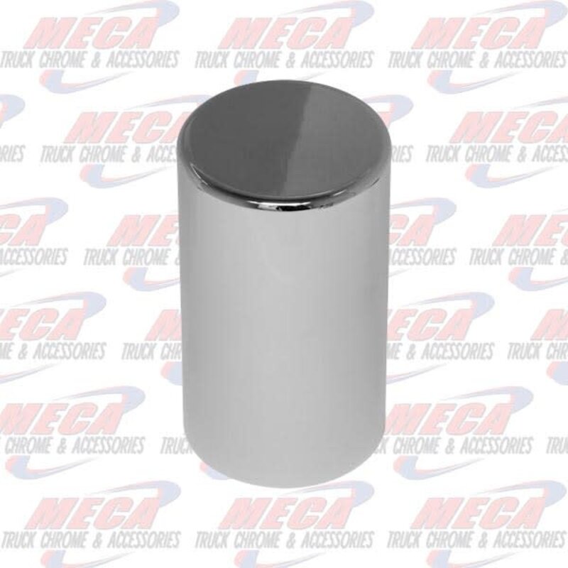 NUT COVER 3.5" PLASTIC THREADED 33MM FLAT CYLINDER 10 PACK