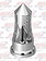 NUT COVER W/ FLAMES SPIKE TIP 33MM PUSH ON 4-1/8"