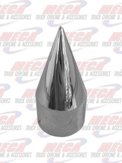 UNITED PACIFIC NUT COVER PLASTIC CHROME PUSH ON 33MM SPIKE TIP