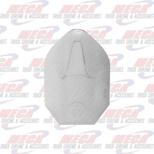 NUT COVER 1.5" X 2.25" HIGH METAL CHROME