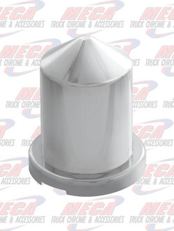 NUT COVER PLASTIC 13/16" TOP HAT POINTED W/ FLANGE