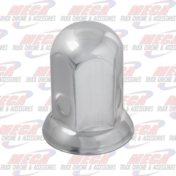 NUT COVER CHROME METAL 32MM X 2-3/8" W/ FLANGE
