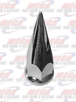 NUT COVER POINTED SPIKE 33MM PUSH ON W/FLANGE 10PK