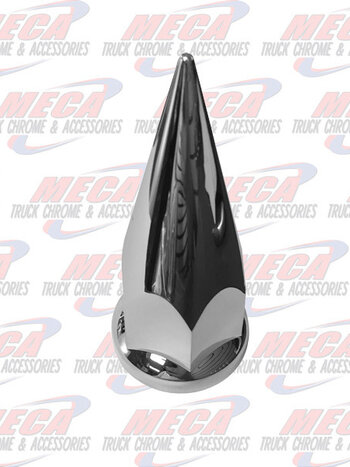 NUT COVER POINTED SPIKE 33MM PUSH ON W/FLANGE 10PK
