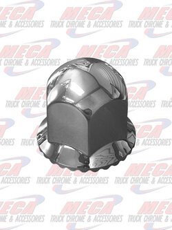 NUT COVER OMEGA SPIDER THREADED 33MM ROUNDED