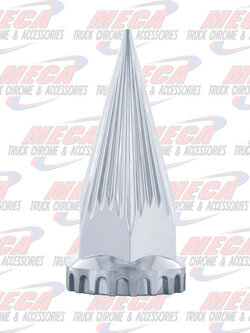 NUT COVER RAZOR SPIKE 33 MM THREADED CHR PLASTIC