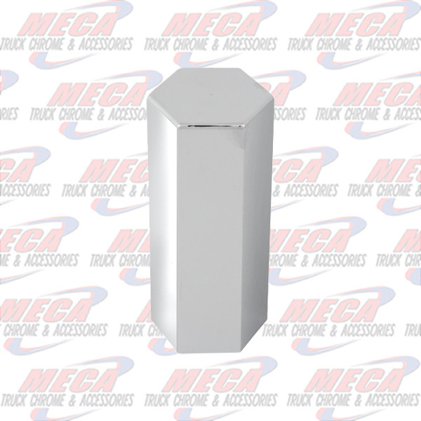 CR. PL. HEX FLAT TOP PUSH-ON NUT CVR 33MM X 5"H