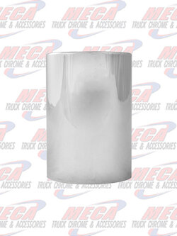CR. PLASTIC CYLINDER PUSH-ON NUT COVER 33MM X 3-1/2"H