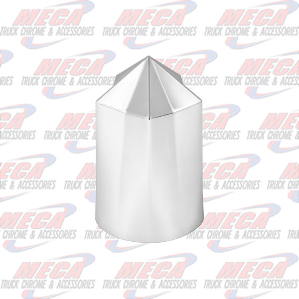 CR. PLASTIC POINTED STAR SCREW-ON NUT COVER 33MM X 3-1/2" H