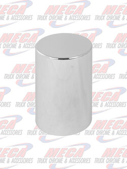 CR. PLASTIC CYLINDER PUSH-ON NUT COVER 33MM X 4-1/4"H
