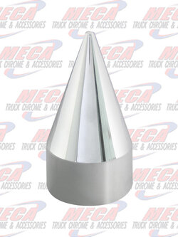 NUT COVER PLASTIC CHROME THREADED 33MM SPIKE TIP