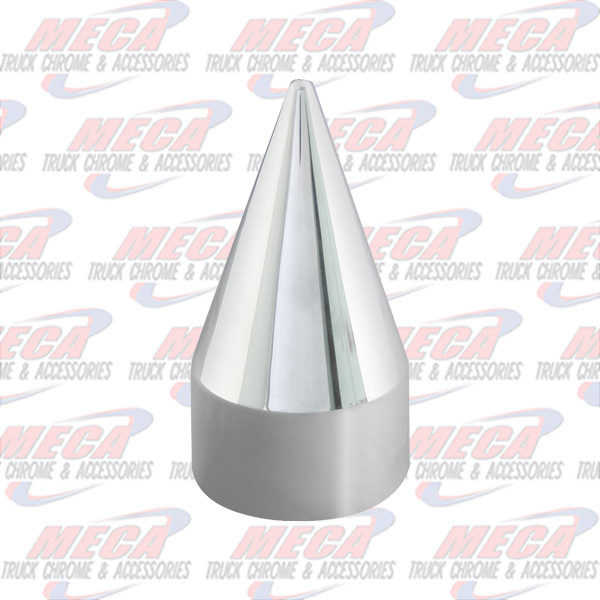 NUT COVER PLASTIC CHROME THREADED 33MM SPIKE TIP