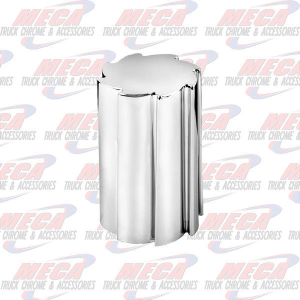 CR. PL. SONIC FLAT TOP PUSH-ON NUT  CVR 33MM X 3.5"H