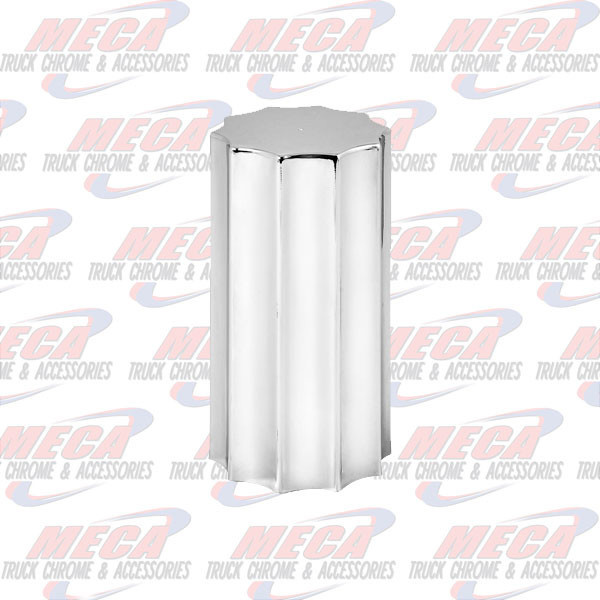 NUT COVER STARBURST FLAT TOP PUSH-ON NUT CVR 33MM X 4"H