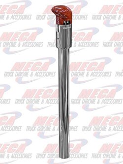 GEARSHIFT KIT - WOOD KNOB CHROME STICK COVER PB 06